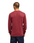 The Quiksilver Mens Salt Water Jumper in Oxblood Red