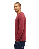 The Quiksilver Mens Salt Water Jumper in Oxblood Red