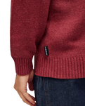 The Quiksilver Mens Salt Water Jumper in Oxblood Red