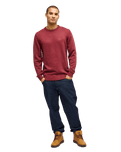 The Quiksilver Mens Salt Water Jumper in Oxblood Red
