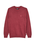 The Quiksilver Mens Salt Water Jumper in Oxblood Red