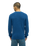 The Quiksilver Mens Waffle Sweatshirt in Dark Denim