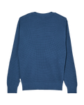 The Quiksilver Mens Waffle Sweatshirt in Dark Denim