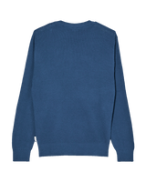 The Quiksilver Mens Waffle Sweatshirt in Dark Denim