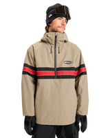 The Quiksilver Mens Steeze Technical Jacket in Fallen Rock