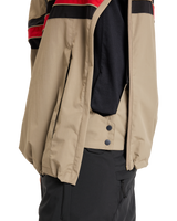 The Quiksilver Mens Steeze Technical Jacket in Fallen Rock