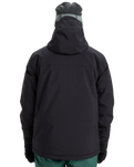 The Quiksilver Mens Titano Technical Snow Jacket in True Black
