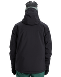 The Quiksilver Mens Titano Technical Snow Jacket in True Black