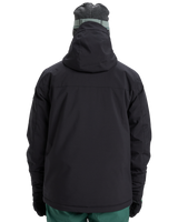 The Quiksilver Mens Titano Technical Snow Jacket in True Black