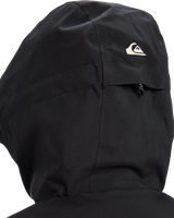 The Quiksilver Mens Titano Technical Snow Jacket in True Black