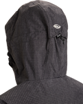 The Quiksilver Mens High In The Hood Technical Snow Jacket in True Black