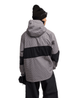 The Quiksilver Mens High In The Hood 10K Technical Jacket in Checker Java