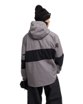 The Quiksilver Mens High In The Hood 10K Technical Jacket in Checker Java