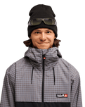 The Quiksilver Mens High In The Hood 10K Technical Jacket in Checker Java