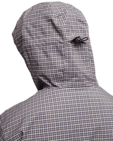 The Quiksilver Mens High In The Hood 10K Technical Jacket in Checker Java