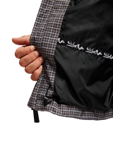 The Quiksilver Mens High In The Hood 10K Technical Jacket in Checker Java