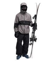 The Quiksilver Mens High In The Hood 10K Technical Jacket in Checker Java