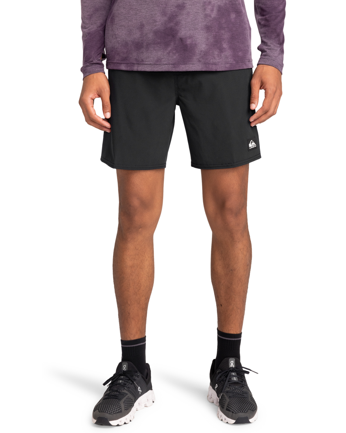 The Quiksilver Mens Omni Training Shorts in Black
