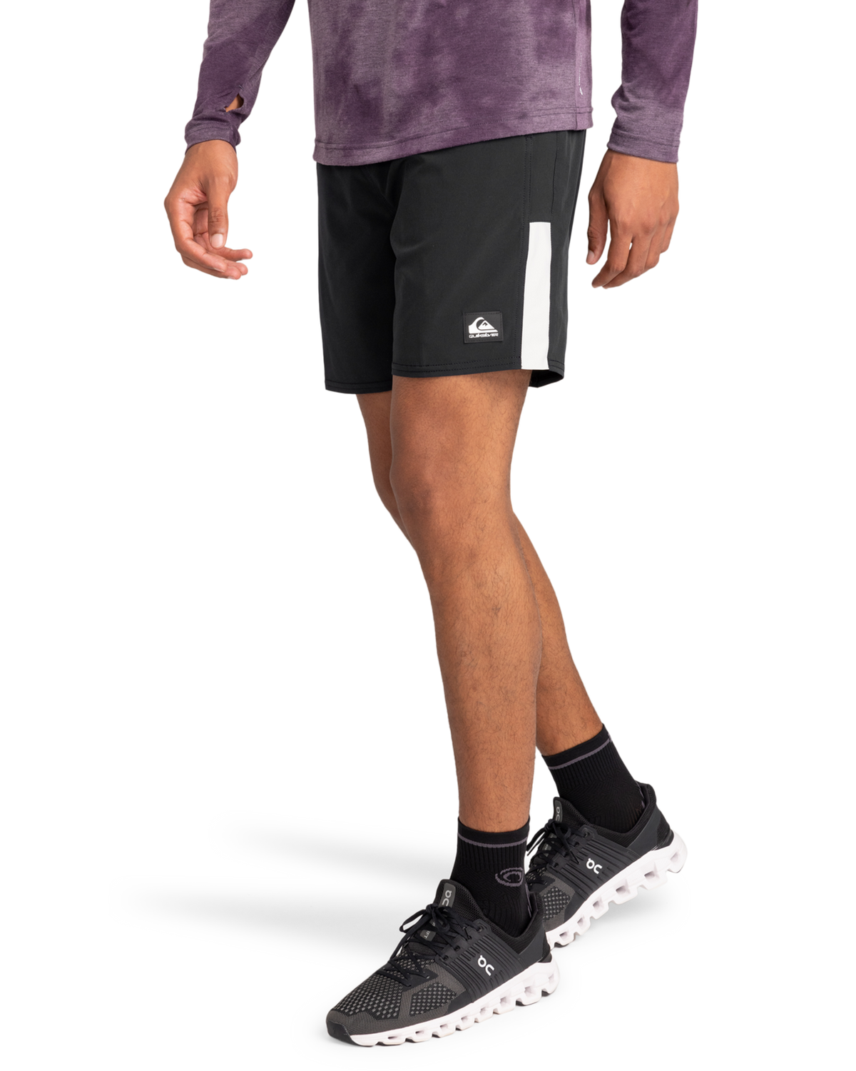 The Quiksilver Mens Omni Training Shorts in Black