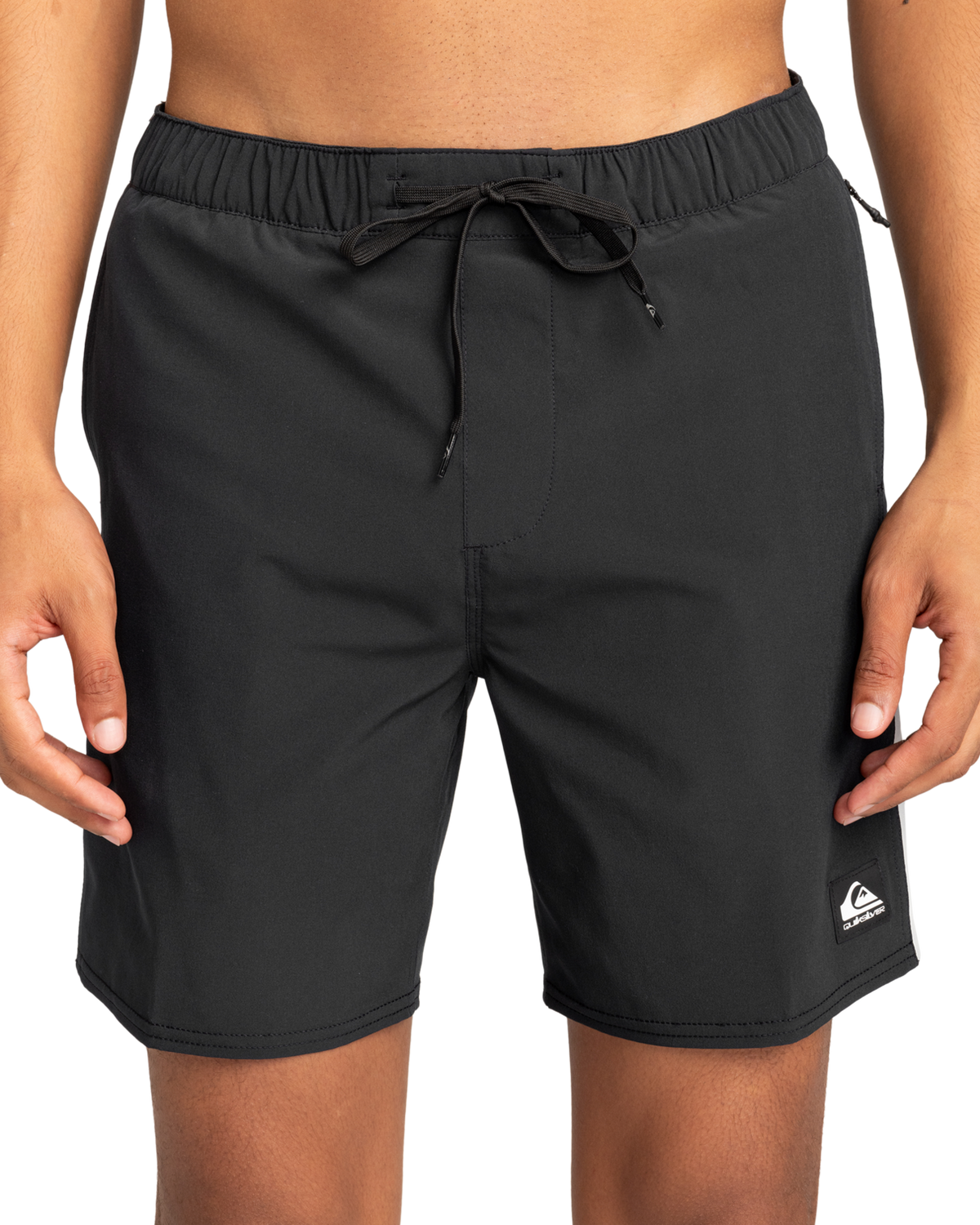 The Quiksilver Mens Omni Training Shorts in Black