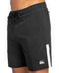 The Quiksilver Mens Omni Training Shorts in Black