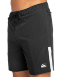 The Quiksilver Mens Omni Training Shorts in Black