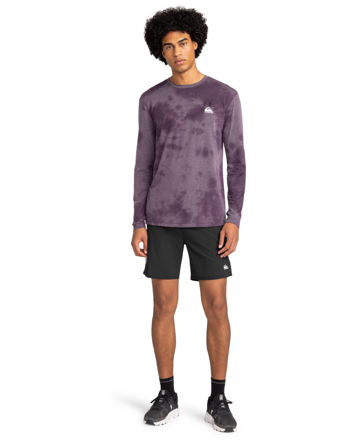 The Quiksilver Mens Omni Training Shorts in Black