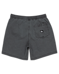The Quiksilver Mens Taxer Walkshorts in Black