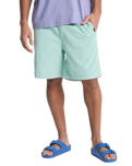 The Quiksilver Mens Taxer Cord Walkshorts in Blue Haze