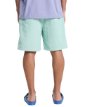 The Quiksilver Mens Taxer Cord Walkshorts in Blue Haze