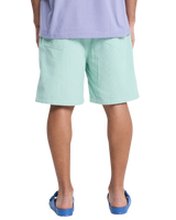 The Quiksilver Mens Taxer Cord Walkshorts in Blue Haze
