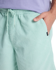 The Quiksilver Mens Taxer Cord Walkshorts in Blue Haze