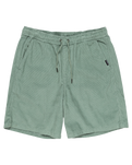 The Quiksilver Mens Taxer Cord Walkshorts in Chinois Green
