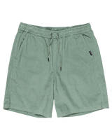 The Quiksilver Mens Taxer Cord Walkshorts in Chinois Green