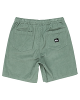 The Quiksilver Mens Taxer Cord Walkshorts in Chinois Green