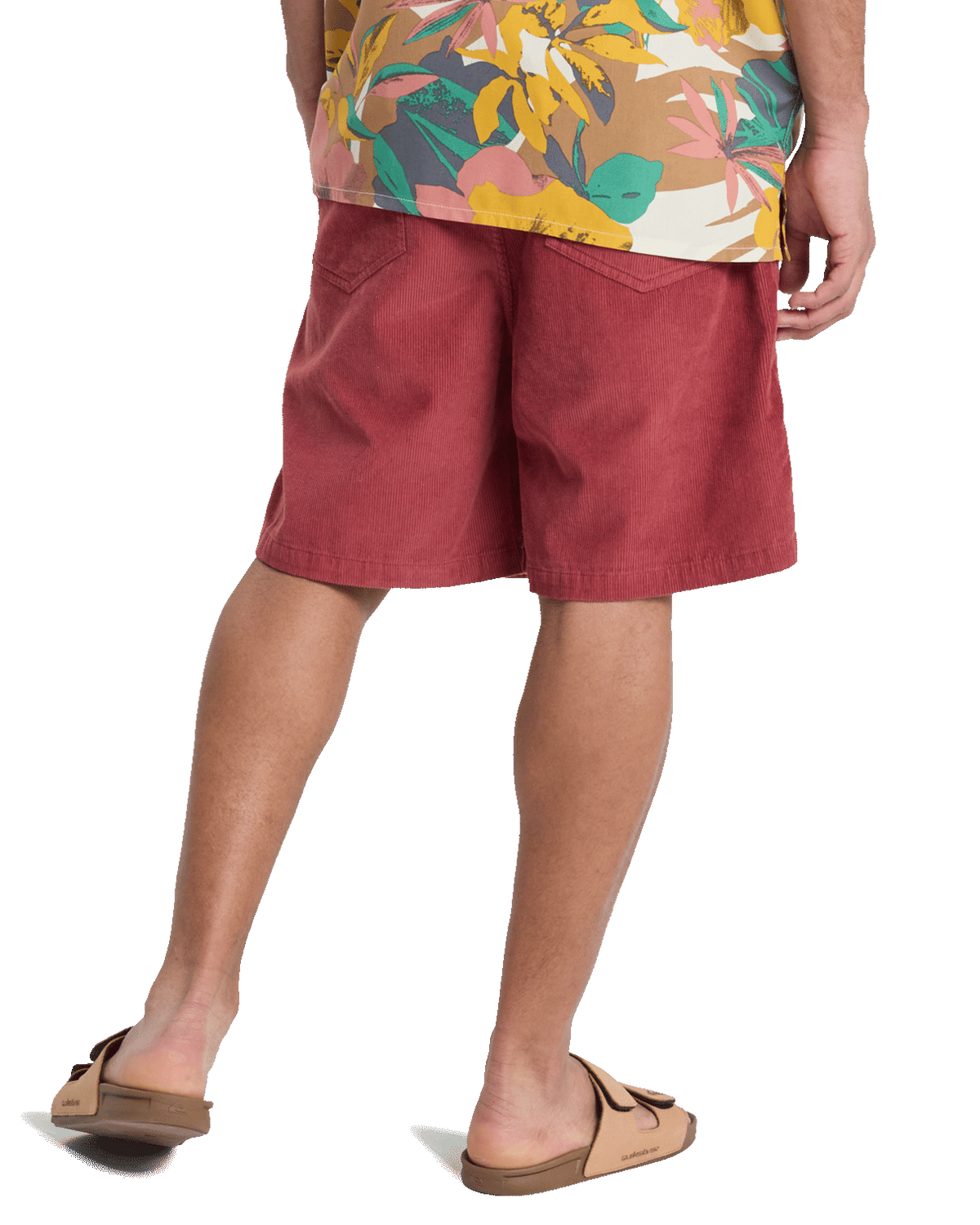 Taxer Cord Walkshorts in Burnt Russet