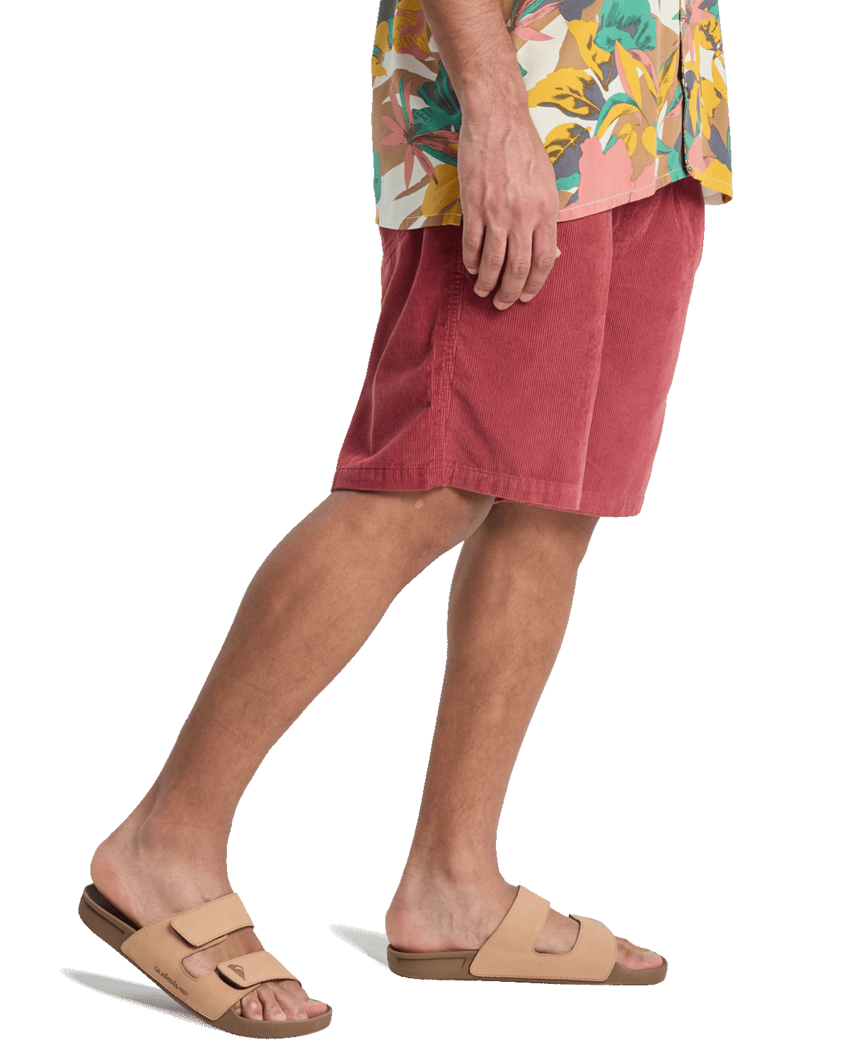 Taxer Cord Walkshorts in Burnt Russet