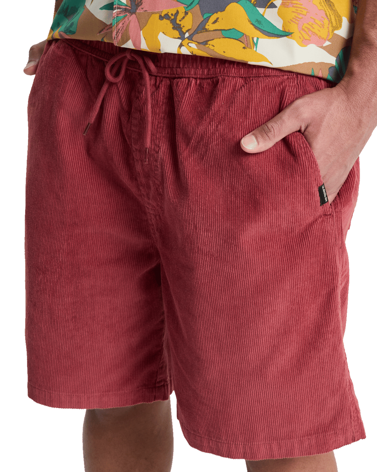 Taxer Cord Walkshorts in Burnt Russet