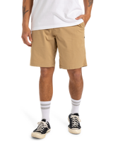 The Quiksilver Mens MW Chino Straight Walkshorts in Khaki