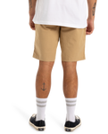 The Quiksilver Mens MW Chino Straight Walkshorts in Khaki