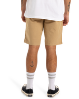 The Quiksilver Mens MW Chino Straight Walkshorts in Khaki