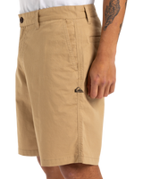 The Quiksilver Mens MW Chino Straight Walkshorts in Khaki