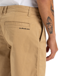 The Quiksilver Mens MW Chino Straight Walkshorts in Khaki