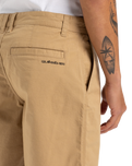 The Quiksilver Mens MW Chino Straight Walkshorts in Khaki