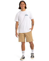 The Quiksilver Mens MW Chino Straight Walkshorts in Khaki