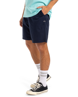 The Quiksilver Mens MW Chino Straight Walkshorts in Dark Navy