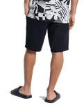 The Quiksilver Mens Chino Straight Walkshorts in Black
