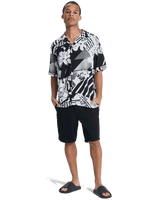 The Quiksilver Mens Chino Straight Walkshorts in Black