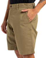 The Quiksilver Mens MW Chino Straight Walkshorts in Aloe