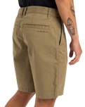 The Quiksilver Mens MW Chino Straight Walkshorts in Aloe